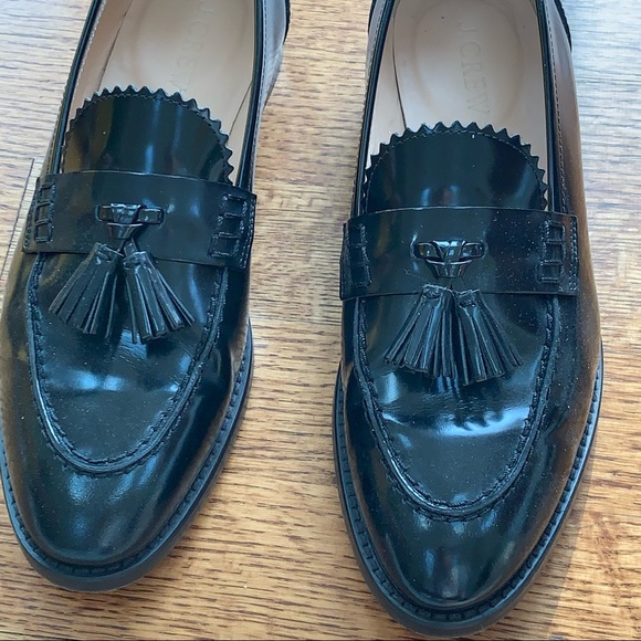 JCrew Biella Tassle Loafers, 5H, Black, A9861 - Picture 2 of 12
